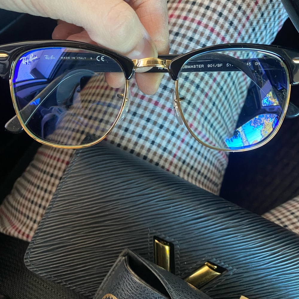 Authentic Ray Ban Blue Light Clear Lens